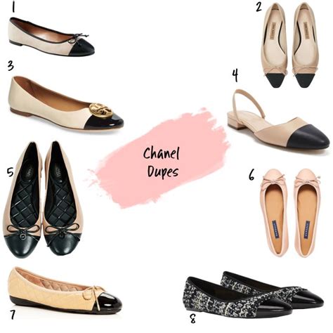 ballet flats chanel dupe|chanel slingback flats dupe.